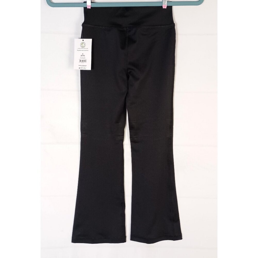 Athletic Works Girls Black Flare Leggings Size 6-6X NWT Stretch - Picture 2 of 5